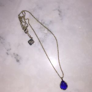 Blue pendent Kendra Scott necklace